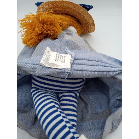 Hallmark Becky Kelly Vintage Rag Doll Hat Sunflower Dress Yarn Hair 16 Inches - Picture 13 of 16